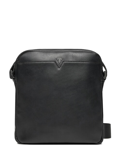 GUESS FIRENZE Sac en cuir NOIR - Sacs en Bandoulières pour Homme