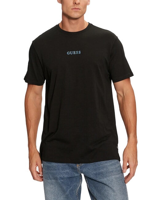GUESS BASIC T-shirt imprimé avec le logo 4G jetbla - T-shirt