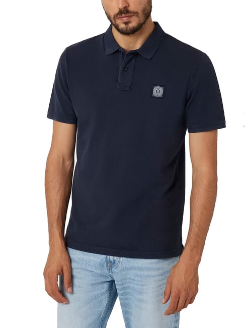 GUESS WASHED  Polo à manches courtes smartblue - chemise polo