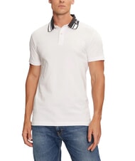 GUESS NOLAN Polo manches courtes col rayé - chemise polo