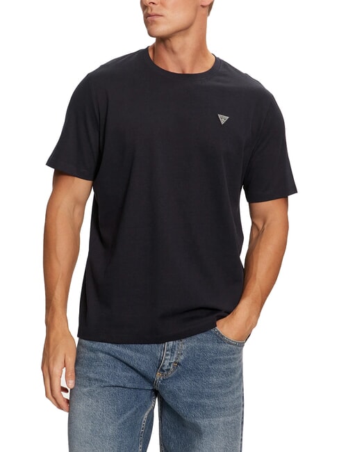 GUESS PATCH T-shirt en cotton smartblue - T-shirt