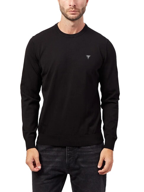 GUESS DANE TECH Pull ras du cou à manches longues jetbla - Pulls pour hommes