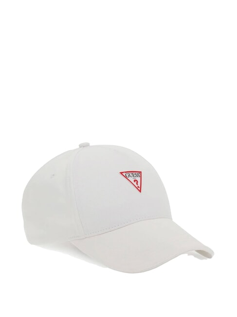 GUESS TRIANGLE  Chapeau avec visière blanc pur - Bonnets