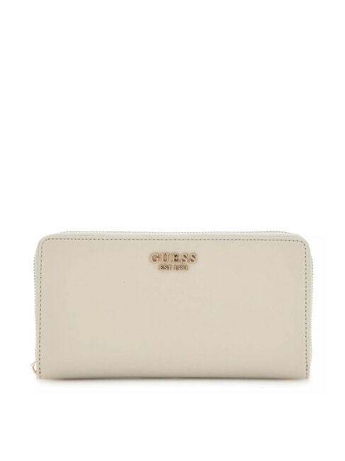 GUESS LAUREL  Portefeuille zippé taupe - Portefeuilles Femme