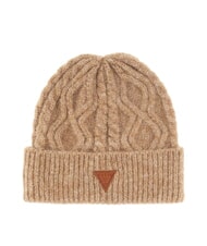 GUESS KNITTED Chapeau tressé avec revers - Bonnets