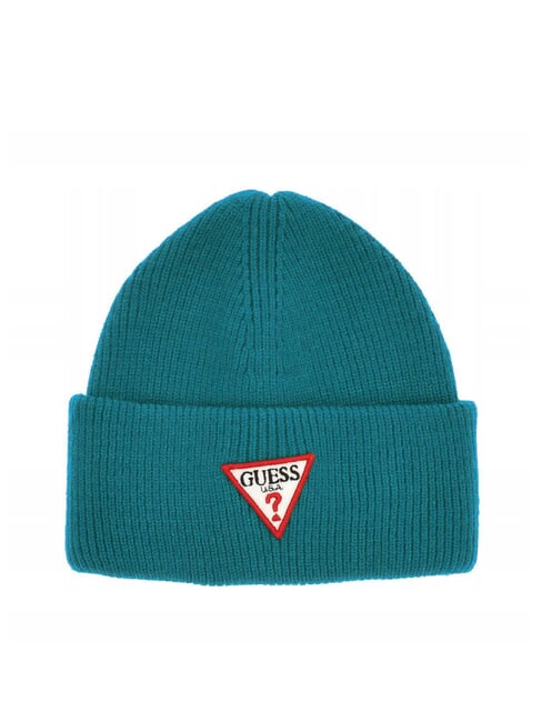 GUESS PATCH TRIANGOLO Chapeau à revers gris - Bonnets