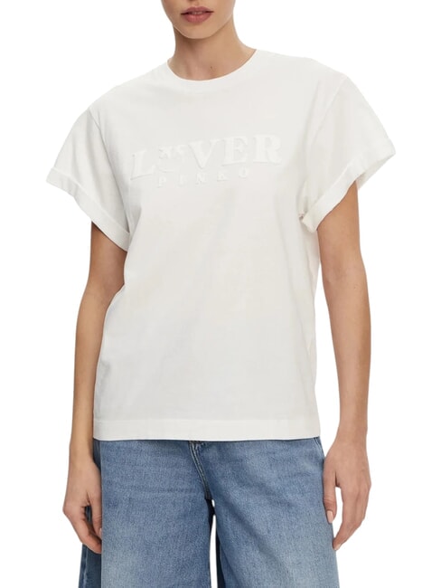 PINKO TORCETTI T-shirt imprimé blanc-blanc comme neige - T-shirt