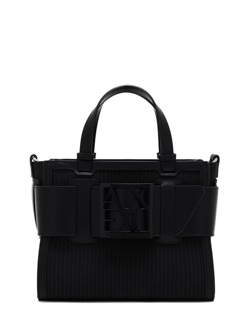 ARMANI EXCHANGE SUSIE STRAW Sac à main avec bandoulière noir - Sacs pour Femme