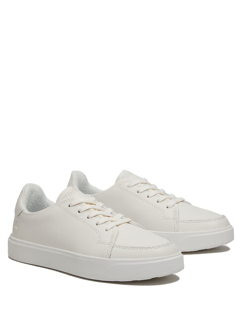 TIMBERLAND EMERSON STREET  Baskets en cuir blanc pleine fleur - Chaussures Homme