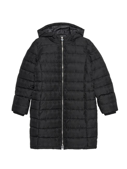 GUESS KIDS Doudoune longue capuche Jacquard noir 4g - Bébé Vestes