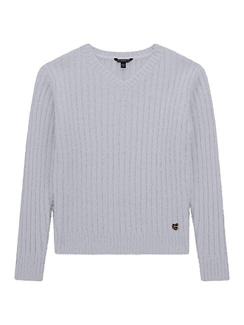 GUESS KIDS Pull col V côtelé vent arctique - Pulls pour enfants