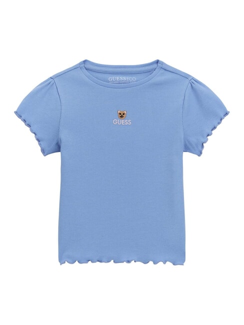 GUESS KIDS T-shirt avec broderie cerise source azur - Tee-shirt enfant