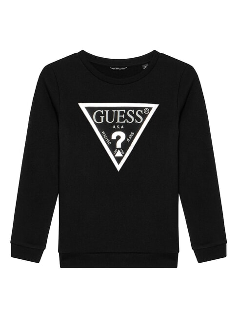 GUESS CORE KIDS Sweat-shirt avec imprimé logo triangulaire noir de jais avec givre g - Bébé Sweat