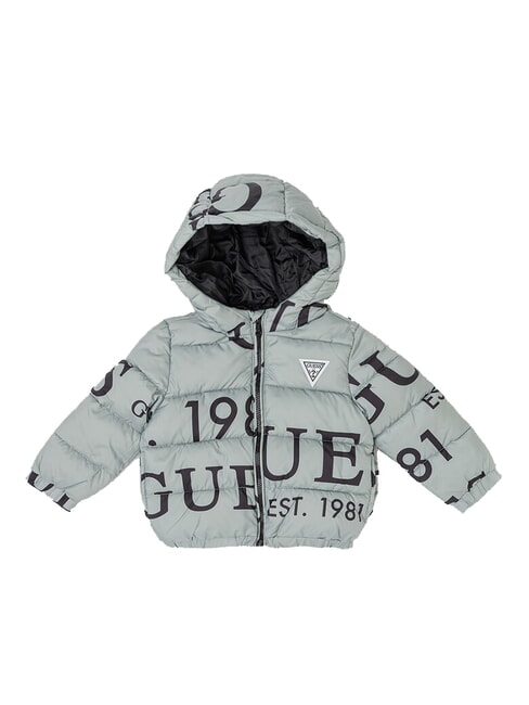 GUESS KIDS Doudoune à capuche avec logo St baume vert - Bébé Vestes
