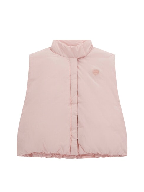 GUESS KIDS Gilet léger en nylon rembourré pouf rose - Bébé Vestes