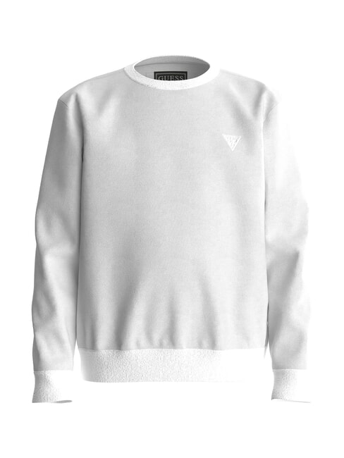 GUESS KIDS Sweat-shirt oversize avec logo en relief blanc pur - Bébé Sweat