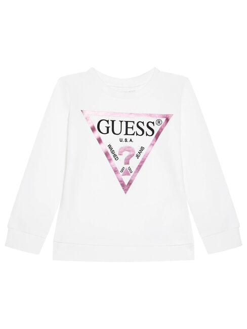 GUESS CORE KIDS Sweat-shirt ras du cou avec imprimé vrai blanc a000 - Bébé Sweat