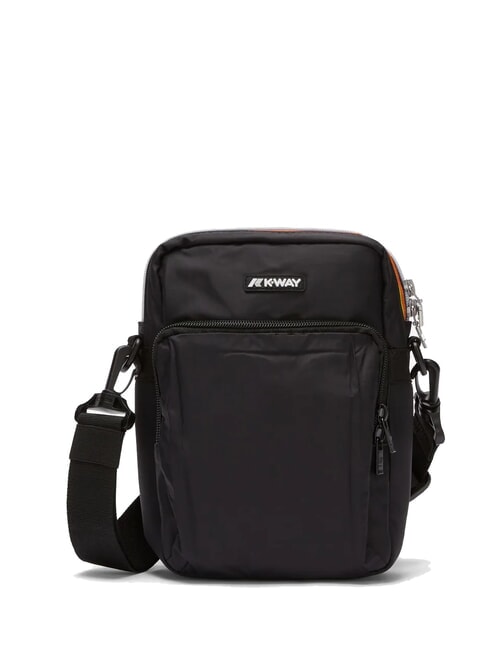 KWAY ERLOY Sac en nylon avec poche noir aussi - Sacs en Bandoulières pour Homme