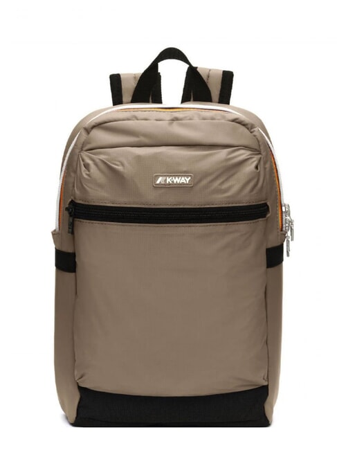 KWAY LAON Petit sac à dos en nylon corde beige - Sacs à dos pour l'École & les Loisirs