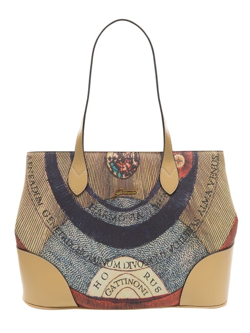 GATTINONI PLANETARIUM Sac à bandoulière de taille moyenne classique/beige - Sacs pour Femme