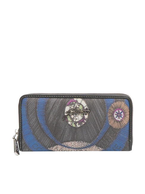 GATTINONI PLANETARIUM Grand portefeuille zippé nuit/noir - Portefeuilles Femme