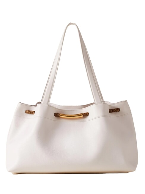 BORBONESE FILO  Sac à bandoulière en cuir blanc - Sacs pour Femme
