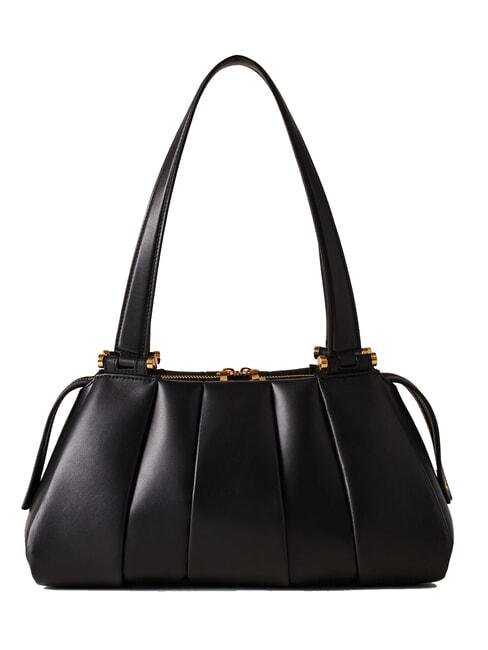 BORBONESE L ECLAIR  Sac à bandoulière en cuir Noir - Sacs pour Femme