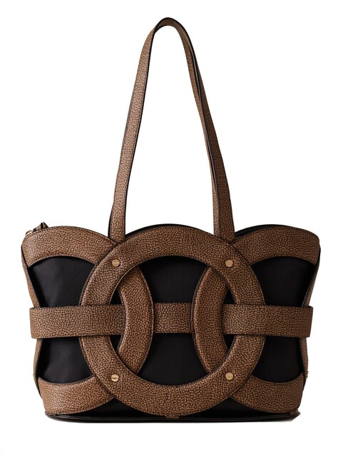 BORBONESE ALL-ROUND  Sac à bandoulière op naturel / noir - Sacs pour Femme