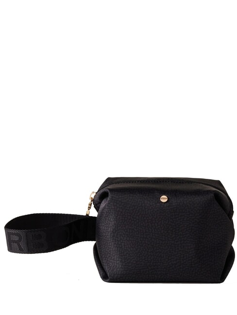 BORBONESE CLASSICA Beauté avec poignée noir foncé - Pochettes & Trousses