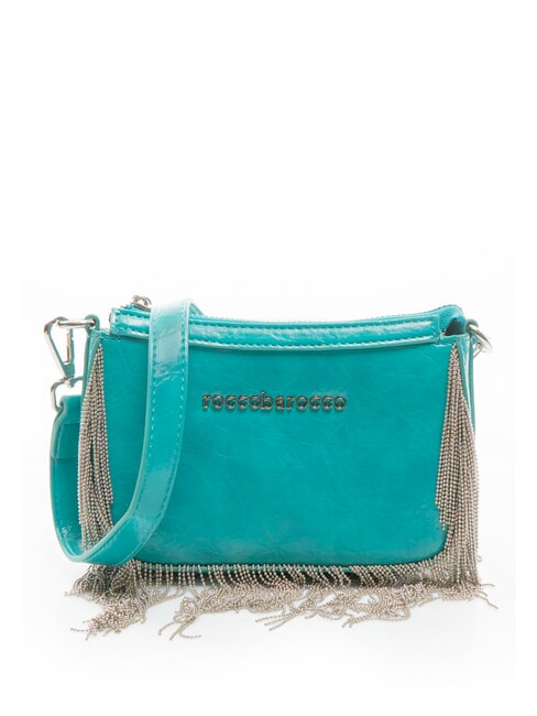ROCCOBAROCCO FRINGES Sac bandoulière à franges vert - Sacs pour Femme