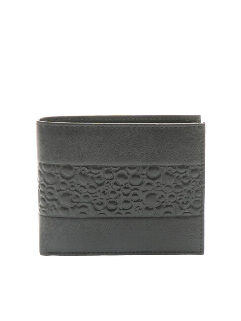 ROCCOBAROCCO VERTIGO Portefeuille en cuir avec porte-monnaie noir - Portefeuilles Homme