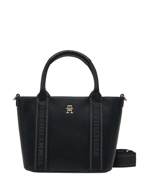TOMMY HILFIGER TH LOGOTAPE Sac à main avec bandoulière le noir - Sacs pour Femme