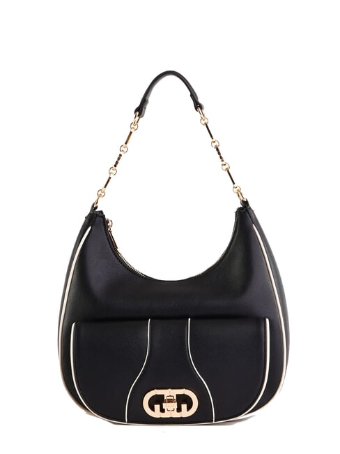 GAUDÌ DIANA Sac hobo avec poche et bandoulière NOIR - Sacs pour Femme