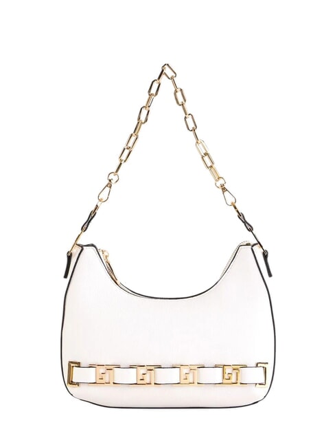 GAUDÌ DORIS Sac bandoulière avec logos en métal blanc - Sacs pour Femme