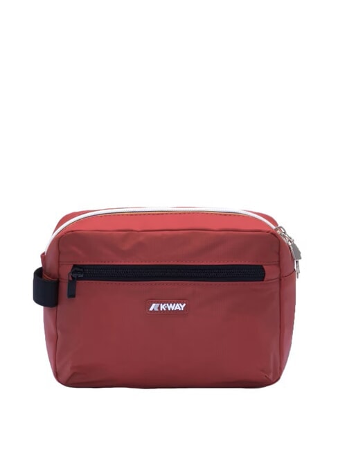 KWAY DEMU Trousse de beauté en nylon rouge brunâtre - Trousses