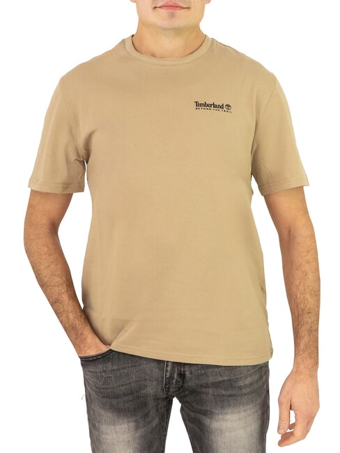 TIMBERLAND ASOS DESIGN 4 T-shirt en coton avec imprimé au dos poivre citron - T-shirt