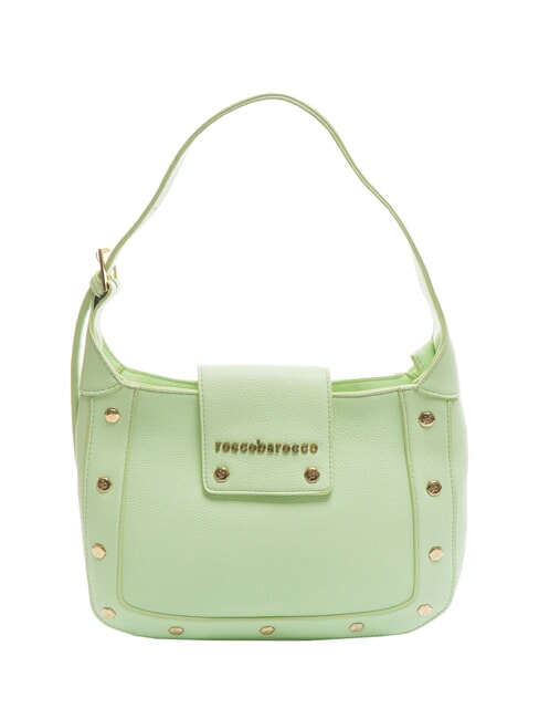 ROCCOBAROCCO GRACE Sac bandoulière avec clous vert - Sacs pour Femme