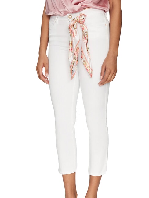 GUESS 1981 CAPRI Pantalon blanc pur - Pantalons pour femmes