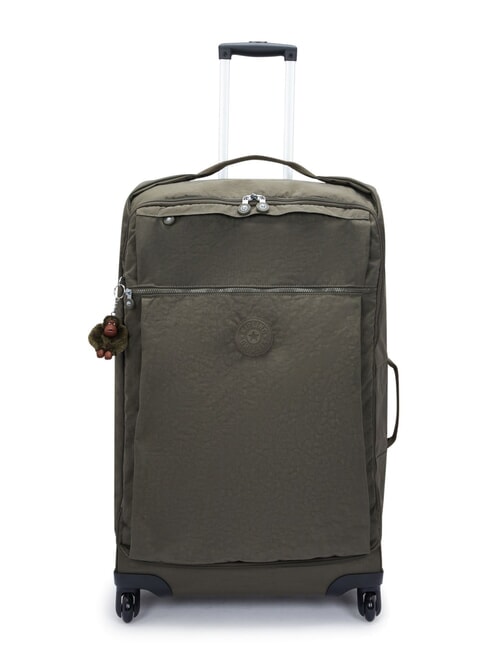 KIPLING DARCEY L Chariot de grande taille champ vert - Valises Semi-rigides