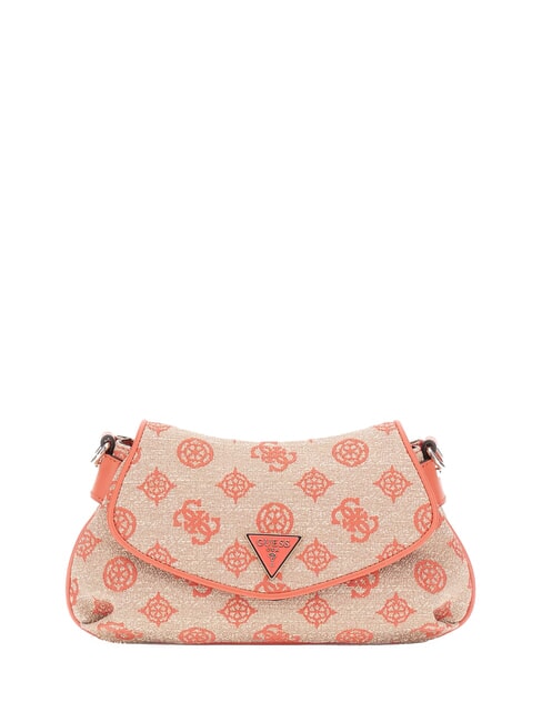 GUESS BEYZA  Sac à bandoulière logo rouge corail - Sacs pour Femme