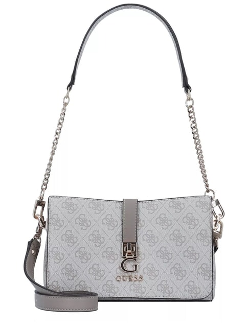 GUESS ZAMIRA  Sac à bandoulière, avec bandoulière logo taupe foncé - Sacs pour Femme
