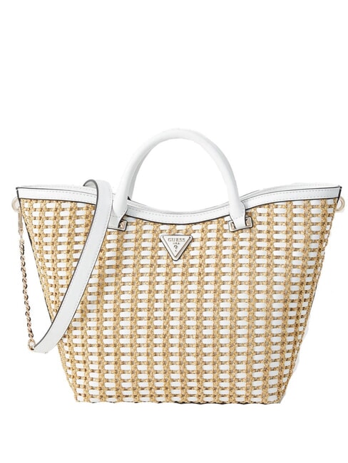GUESS ATALIA  Sac à main avec bandoulière blanc naturel - Sacs pour Femme