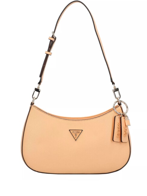 GUESS NOELLE Sac à bandoulière zippé sur le dessus abricot - Sacs pour Femme