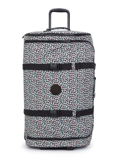 KIPLING AVIANA L Chariot de grande taille impression abstraite - Valises Semi-rigides