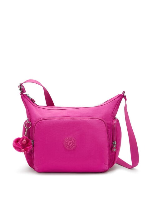 KIPLING GABB Grand sac à bandoulière fuchsia éclatant - Sacs pour Femme