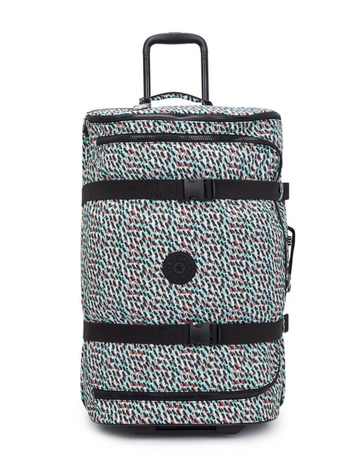 KIPLING AVIANA M Chariot de taille moyenne impression abstraite - Valises Semi-rigides