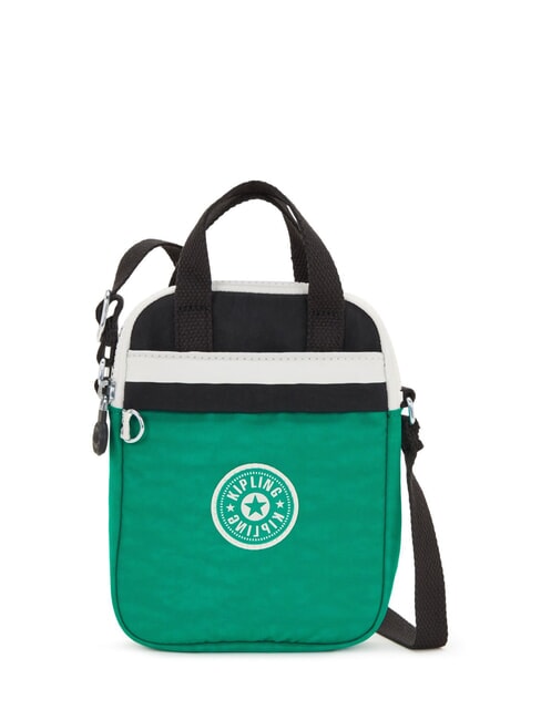 KIPLING LEVY Micro sac pour smartphones bloc noir vert foncé - Sacs pour Femme
