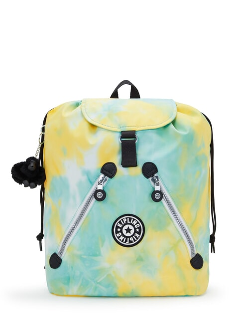 KIPLING NEW FUNDAMENTAL L Sac à dos en tissu mon tie dye - Sacs pour Femme