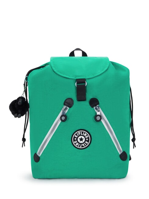 KIPLING NEW FUNDAMENTAL L Sac à dos en tissu vert rapide - Sacs pour Femme
