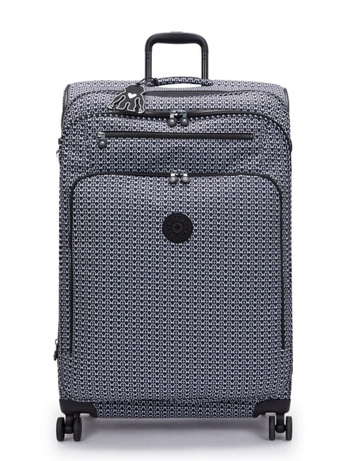 KIPLING NEW YOURI SPIN L Chariot de grande taille impression de signature - Valises Semi-rigides